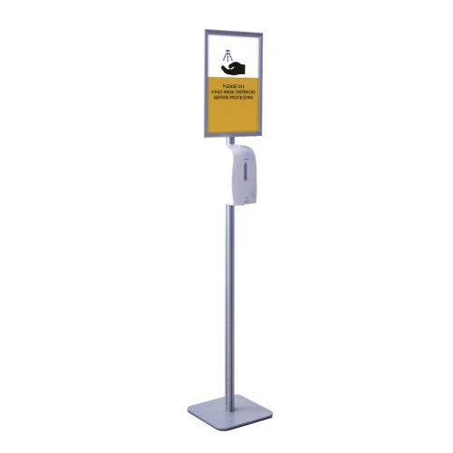 Svavo Automatic Hand Sanitizer with Frame Stand A3 and Graphic