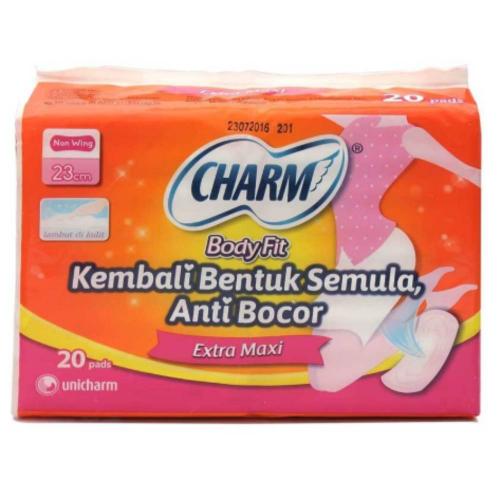 Charm Body Fit Extra Maxi Non Wing 20 Pad
