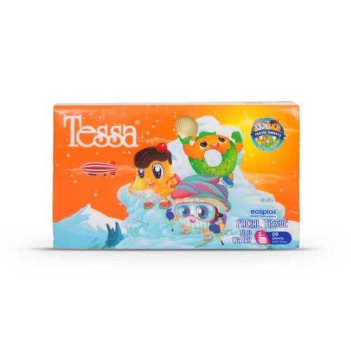 TESSA Tissue Facial Travel Pack 50s 3P TP-09
