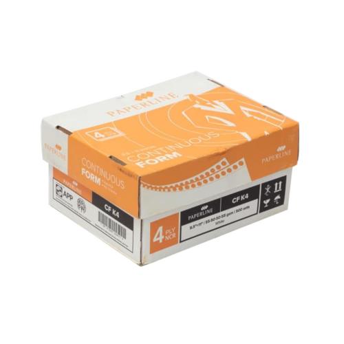 PAPERLINE Continuous Form 9.5 x 11 4 Ply CF K4 W Box