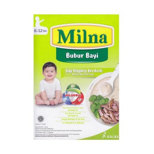 Daftar Harga Milna Bubur Reguler 6 Bulan Sup Daging Brokoli 120gr Bhinneka