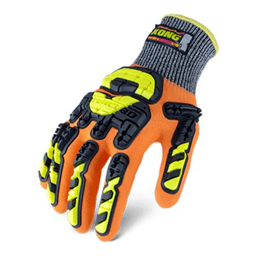 Ironclad KONG Knit A5 Sandy Nitrile Impact Gloves KCHA5 L
