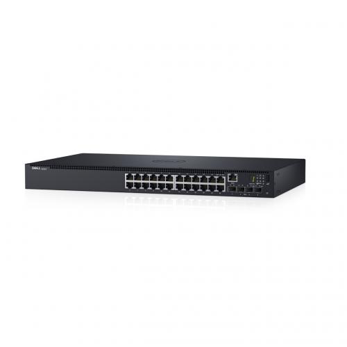 DELL Networking N1524 24x 1GbE + 4x 10GbE SFP+ Fixed Ports Stacking (5 Years)