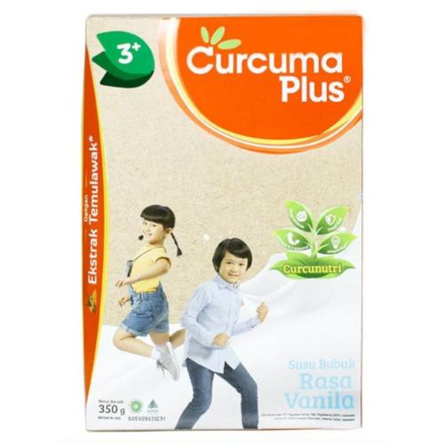 Curcuma Plus Susu Bubuk Ekstrak Temulawak Vanilla 350gr