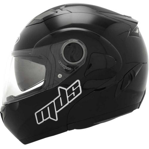 MDS Helmet Pro Rider Black Solid