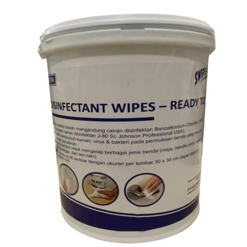 SWIPE ALL Disinfectant Wipes 90 Ready to Use + Plastic Bucket