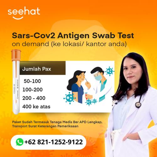 Seehat Sars-Cov2 Antigen SWAB TEST (50 pax)