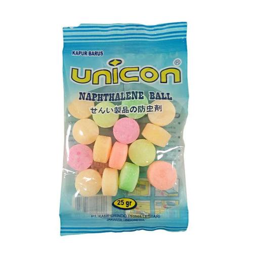 Unicon Naphthalene Colours Ball 25 Gram 1 Lusin