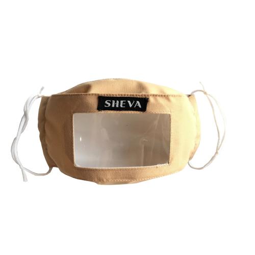 Sheva Masker Transparan Tunarungu Cream