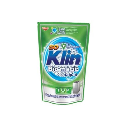 SO KLIN Bio-Matic Liquid Detergent Top Load Pouch 700 ml