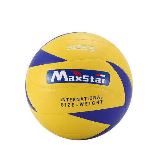 Maxstar Volleyball Size 5 BVPVC Yellow Blue