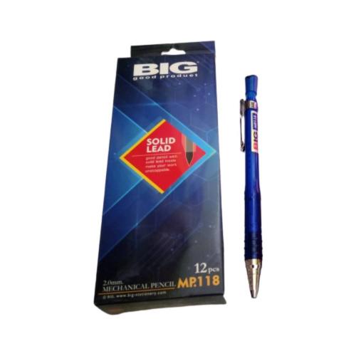 BIG Solid Lead Mechanical Pencil MP 118 Red