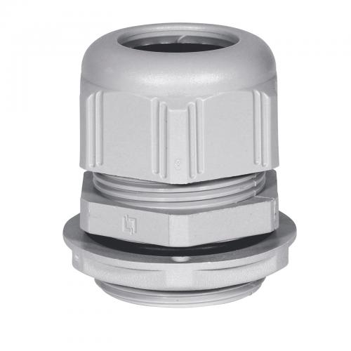 LEGRAND Cable Gland Plastic RAL 7035 ISO 20 IP55 096803 Grey