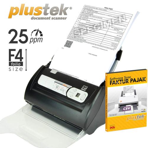 PLUSTEK SmartOffice PS286 Plus + Software Scan Faktur Pajak