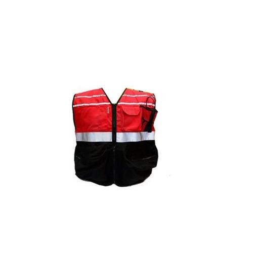 IMJ Safety Vest Combination Scotlight 3M All Size Red Black