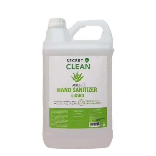 Secret Clean Hand Sanitizer Antiseptic Liquid 5 liter