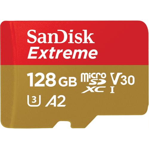 SANDISK Extreme MicroSDXC 128GB [SDSQXA1-128G-GN6GN]