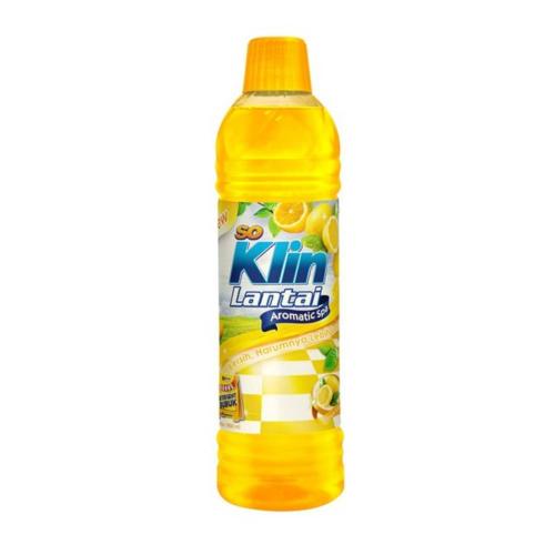 SO KLIN Pembersih Lantai Citrus Lemon 900 ml