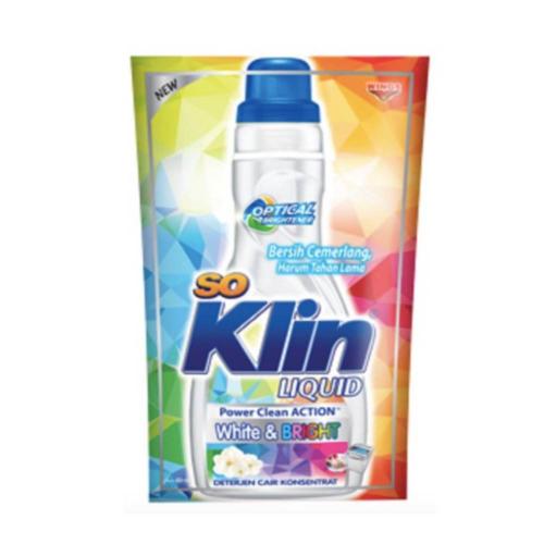 SO KLIN Liquid Detergent White Bright 750ml