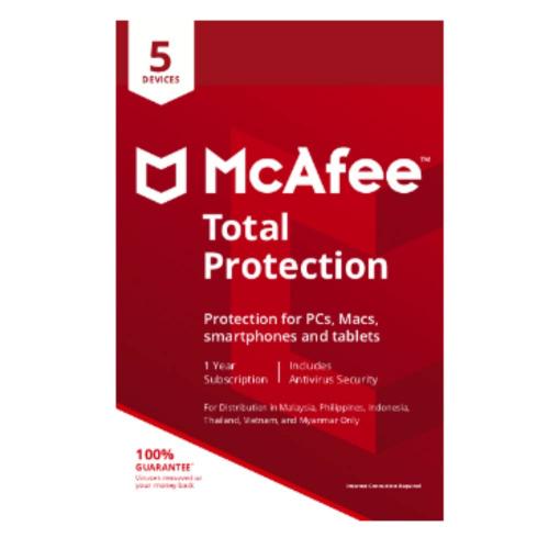MCAFEE Total Protection 5D Regular