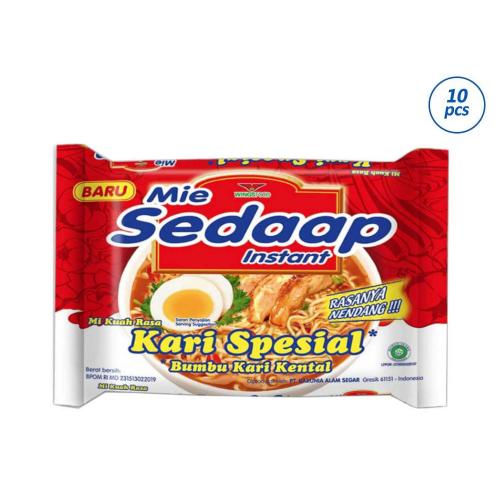 Mie Sedaap Instant Kari Kental Spesial 72 gram @10 Pcs