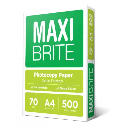 Maxi Brite Paper Photocopy A4 70 GSM 1 Rim