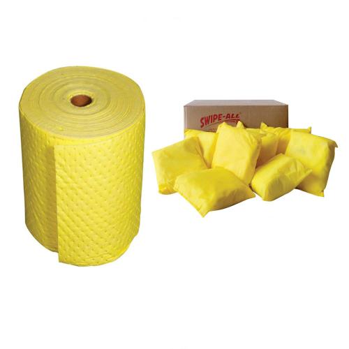 SWIPE ALL C83 Chemical Sorbent Roll with C82 Chemical Sorbent Pillow