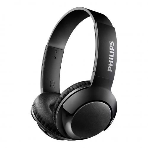 PHILIPS Wireless On Ear Headphone with Mic SHB3075BK Black