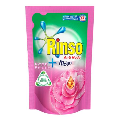 RINSO Molto Deterjen Cair Rose Fresh 750 ml