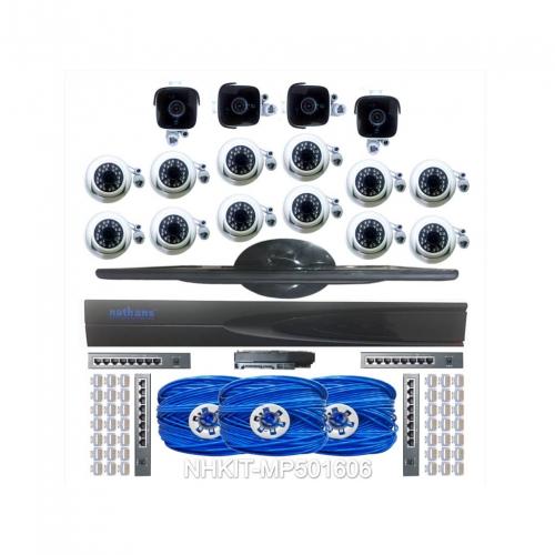NATHANS CCTV Max Kit 16 Cam IP 5.0 MP NHKIT-MP501606