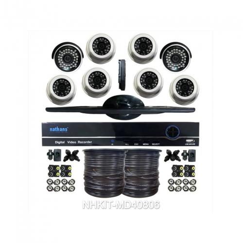 NATHANS CCTV Max Kit 8 Cam Super AHD 4.0 MP NHKIT-MD40806