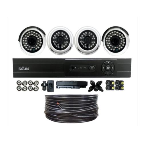 NATHANS CCTV Special Kit 4 Cam AHD 2.0 MP [NHKIT-SD20406]
