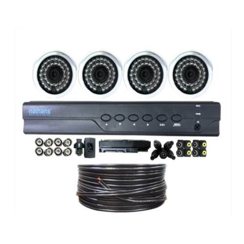 NATHANS CCTV Special Kit 4 Cam Outdoor AHD 1.0 MP [NHKIT-SD10402]