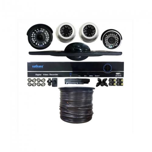 NATHANS CCTV Max Kit Extra 4 Cam Super AHD 4.0 MP NHKIT-MVD40406