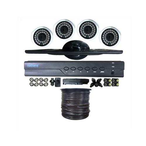 NATHANS CCTV Max Kit 4 Cam Outdoor AHD 1.0 MP NHKIT-MD10402