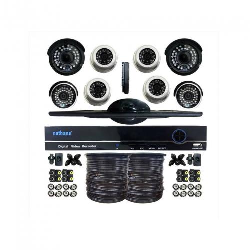 NATHANS CCTV Max Kit Extra 8 Cam Super AHD 4.0 MP NHKIT-MVD40806