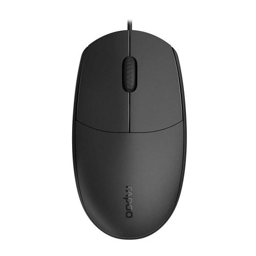 RAPOO Wired Mouse N100 Black
