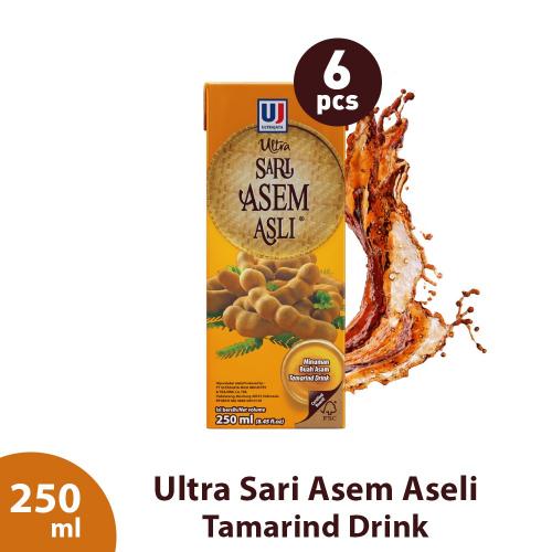 Ultrajaya Sari Asem Asli 250 ml 6 Pcs