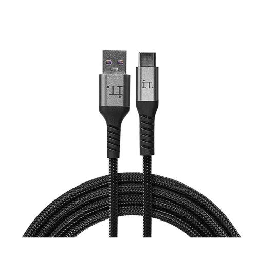 Immersive Tech Power Connector USB A to USB C Cable 1.2 m [ITCAC01101] - Black