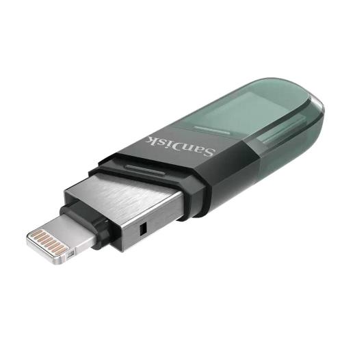 SANDISK iXpand Flash Drive Flip 64GB [SDIX90N-064G-GN6NN] - Black