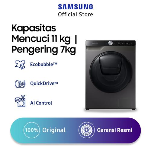 SAMSUNG Mesin Cuci Front Load WD11T754DBX/SE Grey