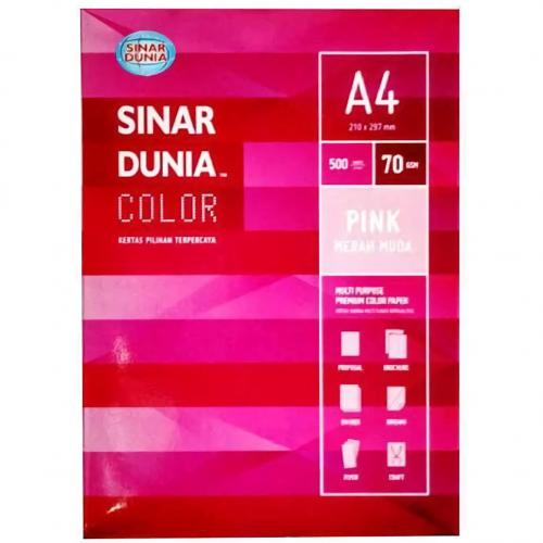 SINAR DUNIA Color Paper HVS A4 70 gsm Pink