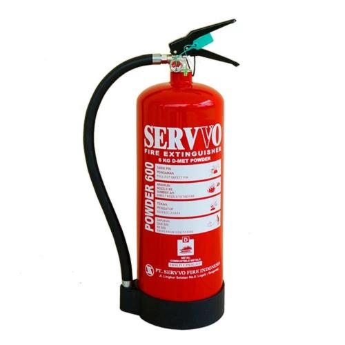 SERVVO Fire Extinguisher Dry Chemical Powder D-MET P 600 D