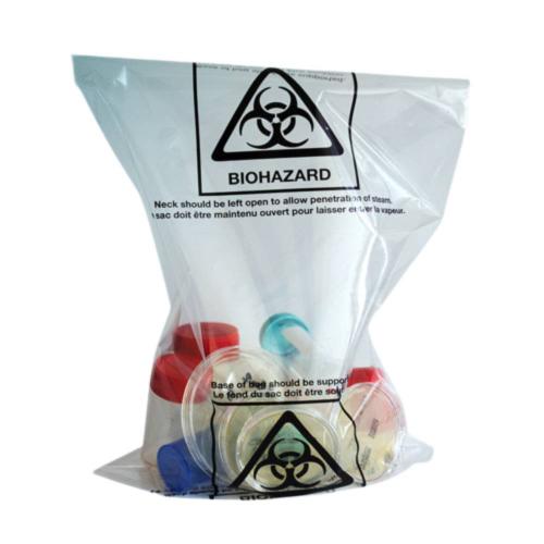 Gosselin Biohazard Logo Printed Autoclave Bags Cat No SA33-10 100 pcs
