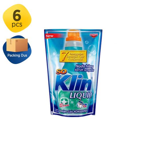 SO KLIN Detergent Liquid Blue 750ml 1 Karton (6 Pcs)
