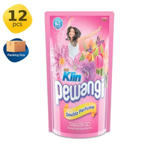 SO KLIN Softener Pewangi Romantic Pink 900 ml 1 Karton (12 Pcs)