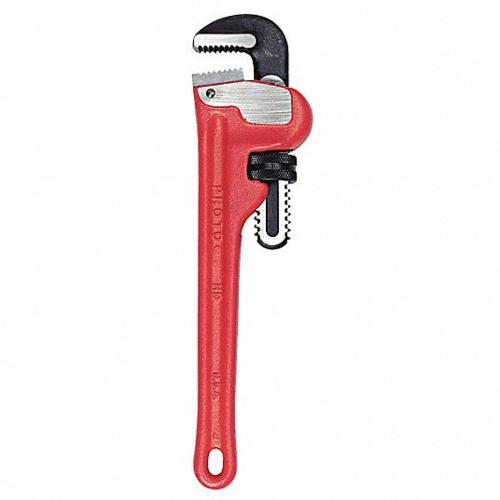 PROTO Straight Pipe Wrench Cast Iron Jaw Capacity 2 in Serrated Overall Length 14 in I-Beam [J814HD]