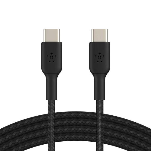 BELKIN Boost Charge Braided USB-C to USB-C 1 meter [CAB004bt1MBK] - Black