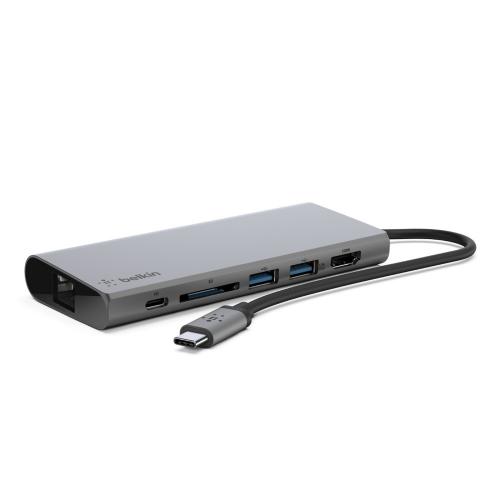 BELKIN USB-C™ Multimedia Hub [F4U092btSGY] - Grey