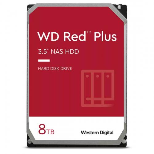 WD Red Plus NAS Hard Drive 3.5" 8TB [WD80EFBX]